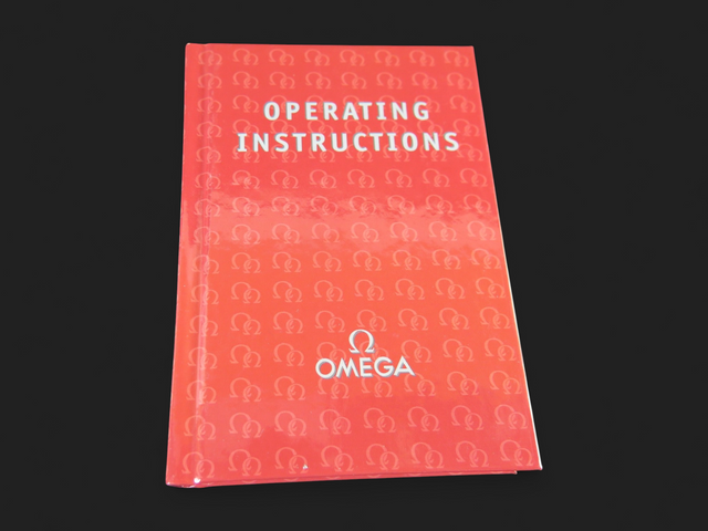 Omega Operating Instructions Booklet