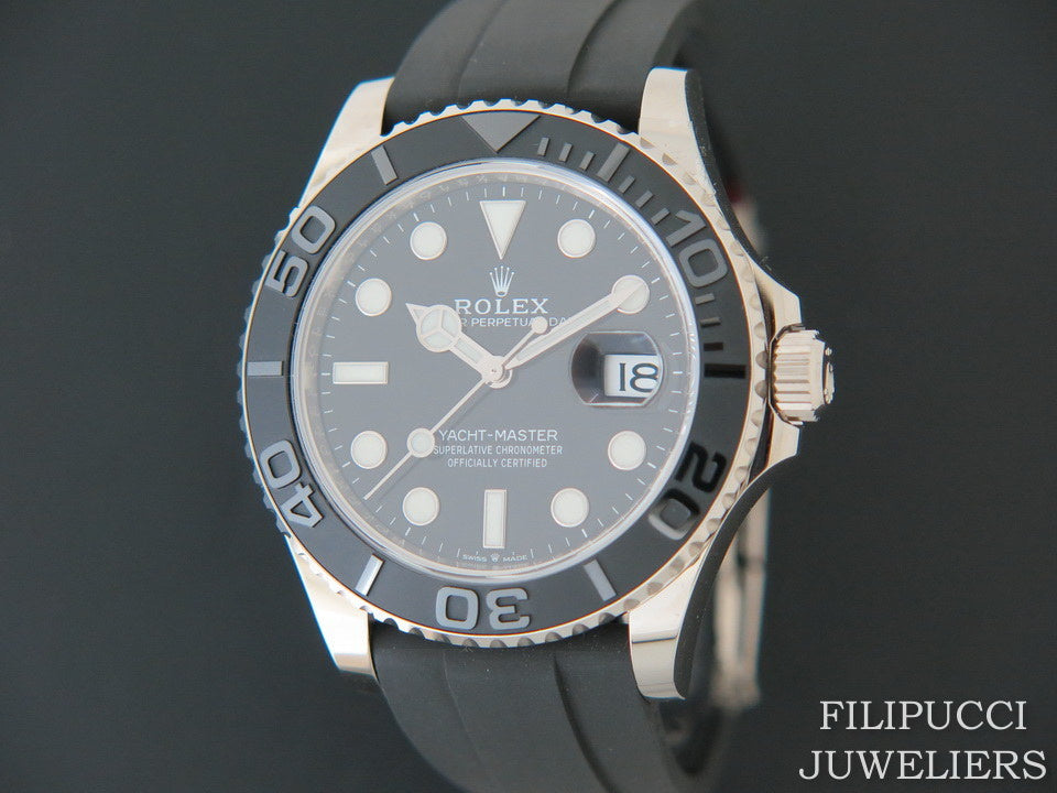 Rolex Yacht-Master White Gold Oysterflex 42MM NEW 226659 (1)