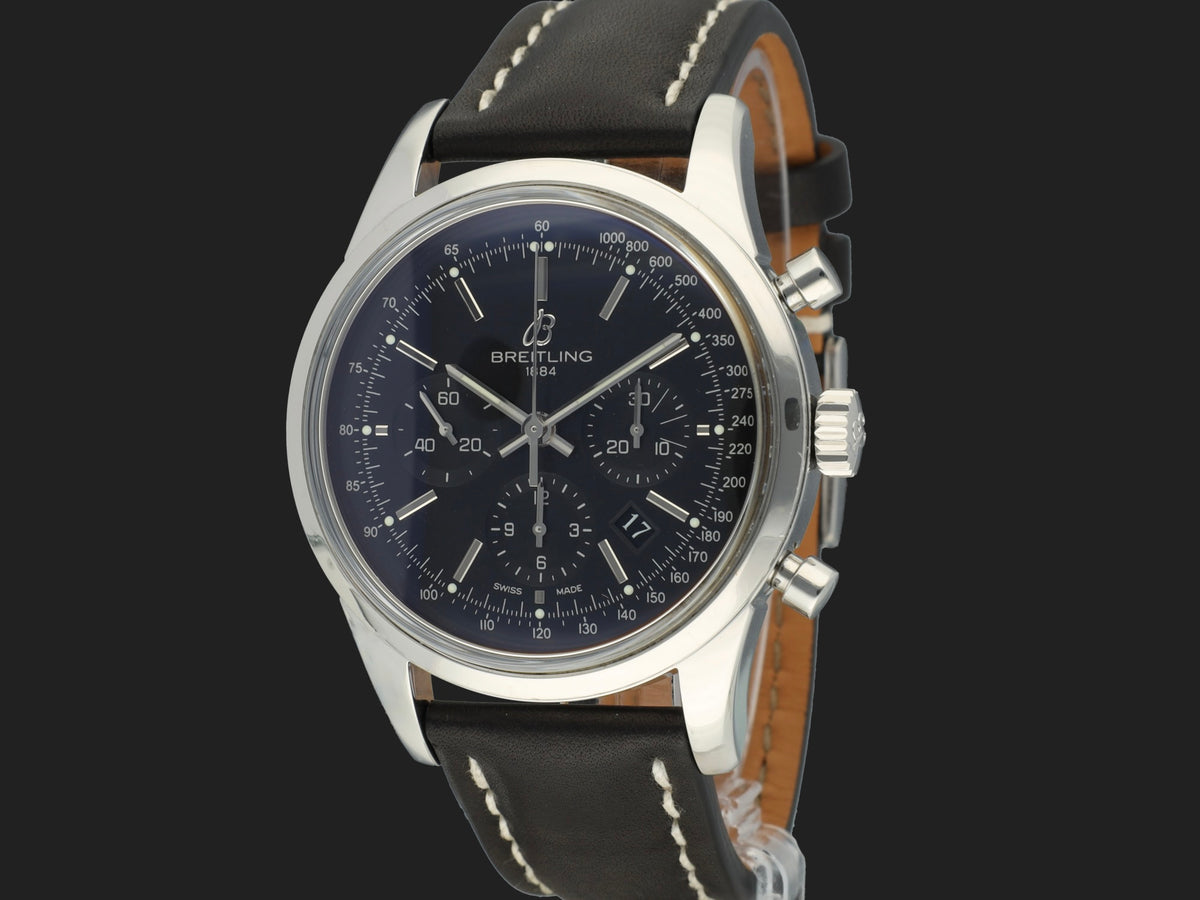 Breitling Transocean Chronograph Black Dial AB015212 (1)