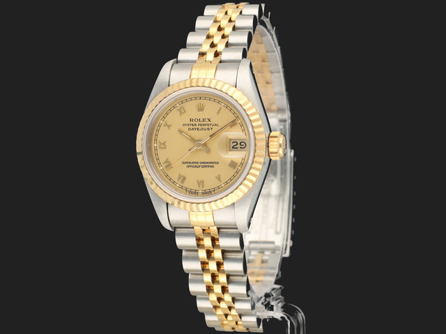Rolex Lady-Datejust 26 Champagne Roman Dial