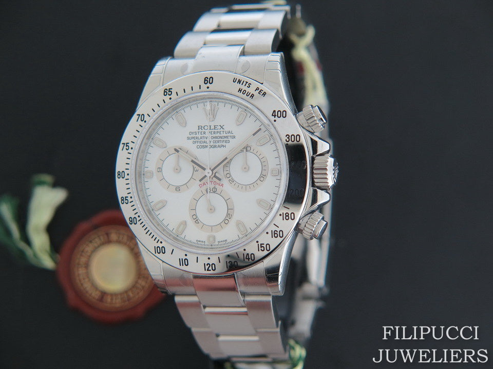 Rolex Daytona White APH Dial NOS 116520 IN STICKERS (1)