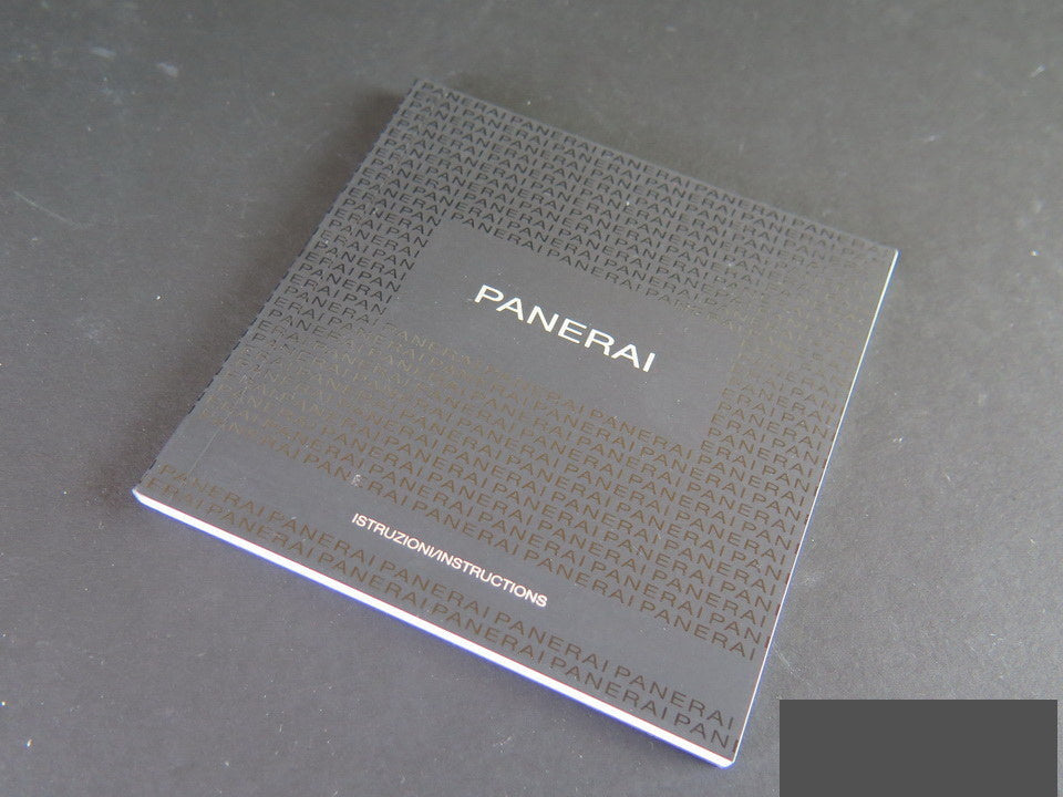 Panerai Instructions Booklet for Luminor Base 8 Days (1)