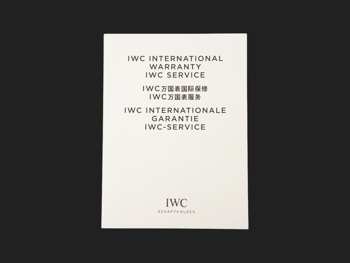 IWC Warranty Booklet (1)