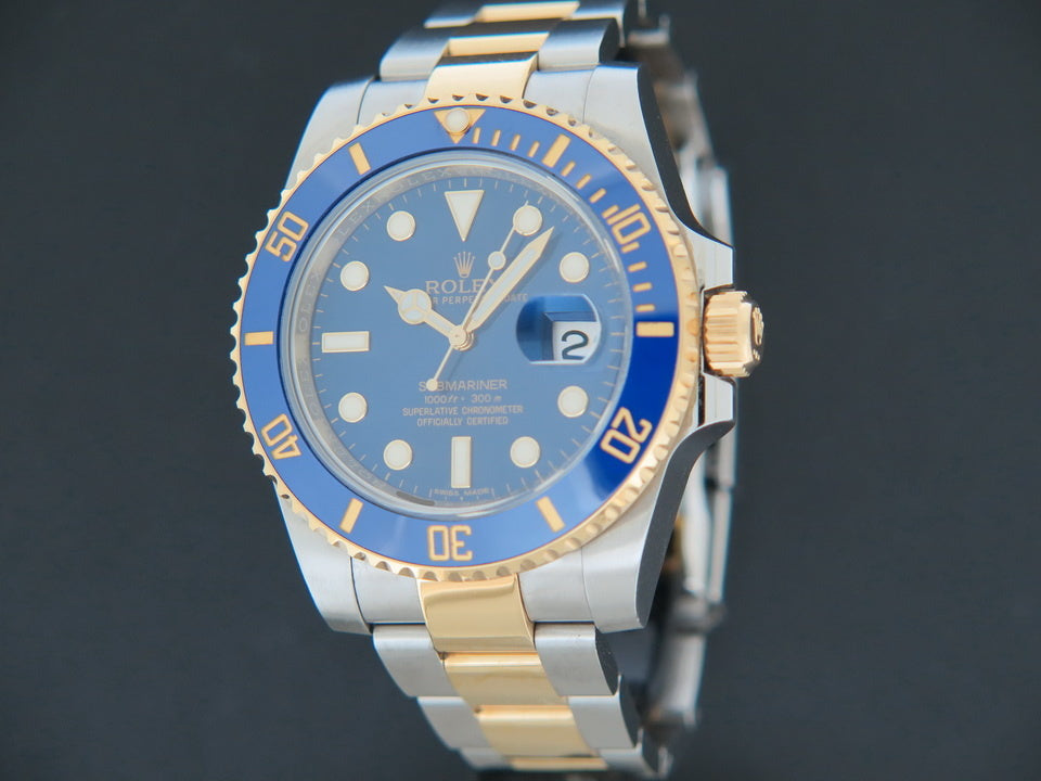 Rolex  Submariner Date Gold/Steel  Blue Dial 116613LB (1)