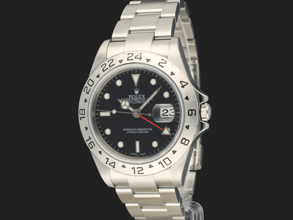 Rolex Explorer II Black Dial 16570 (1)