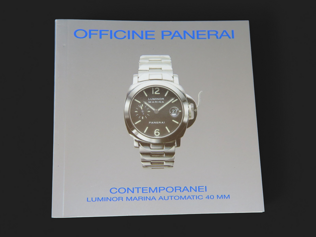 Panerai Luminor Marina Automatic 40mm Booklet