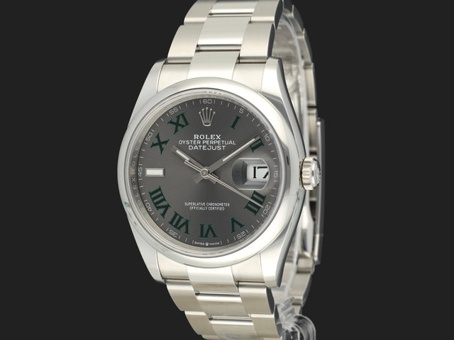 Rolex Datejust Slate Roman Dial 99% NEW