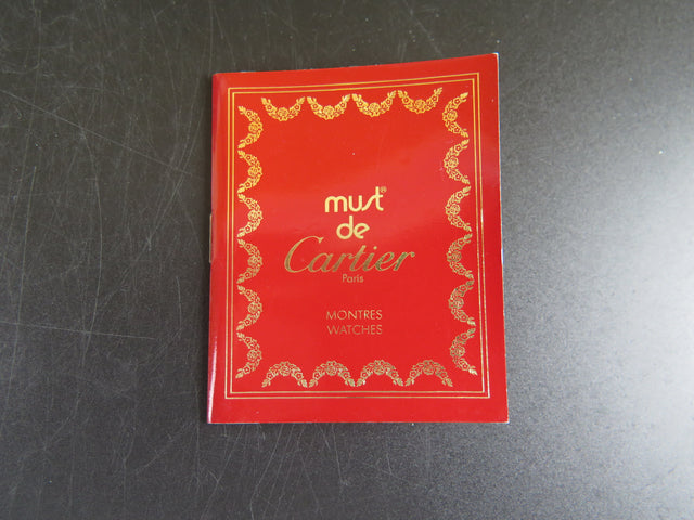 Cartier Must de Cartier Booklet
