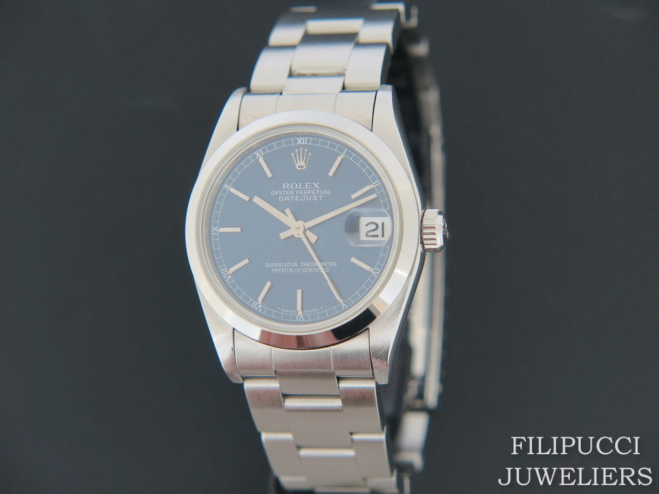 Rolex Datejust Midsize Blue Dial 31mm (1)