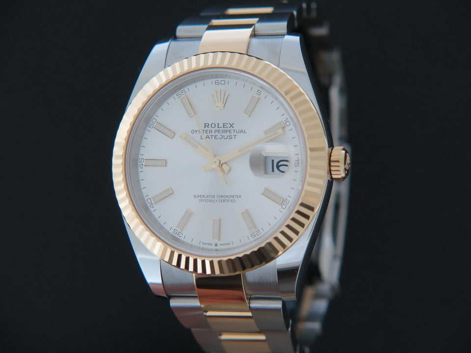 Rolex Datejust 41 Gold/Steel NEW 126333 Silver Dial    (1)