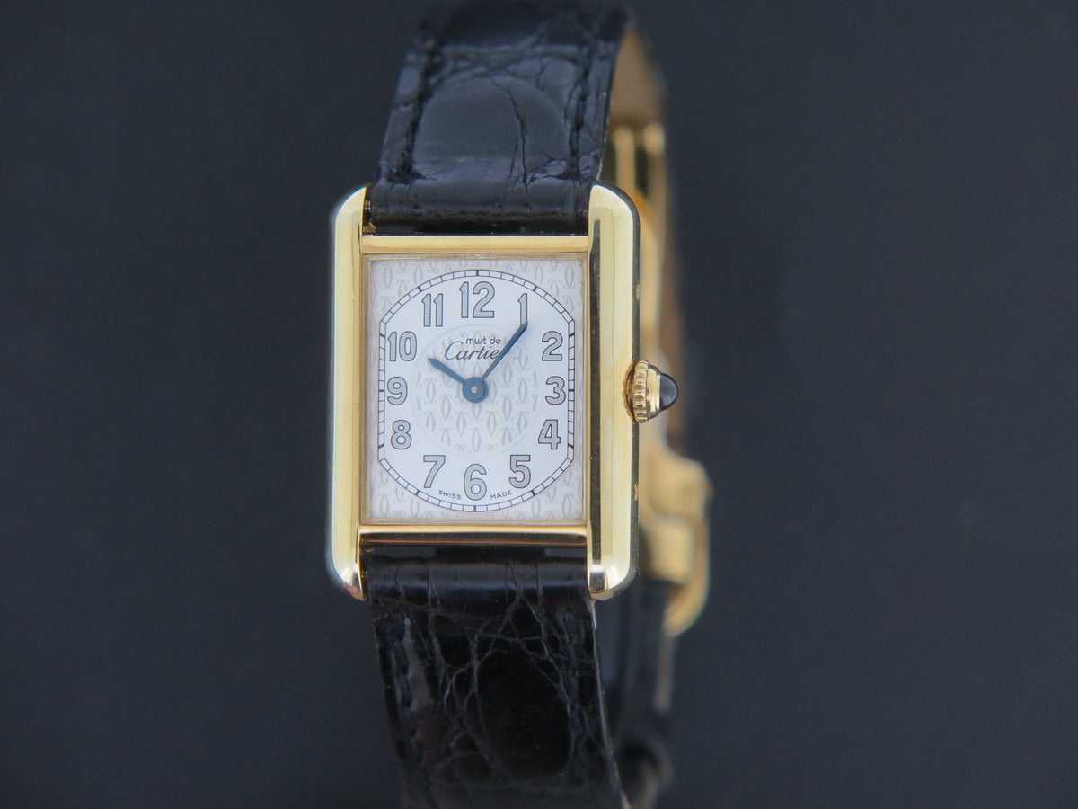 Cartier Tank Must de Cartier Vermeil MM 2415  (1)