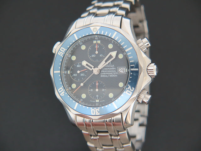 Omega Seamaster 300 Chrono Diver Blue Dial