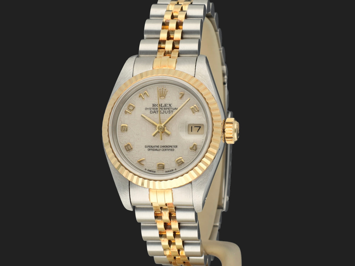 Rolex Lady-Datejust 26 Gold/Steel Computer Dial 69173 (1)