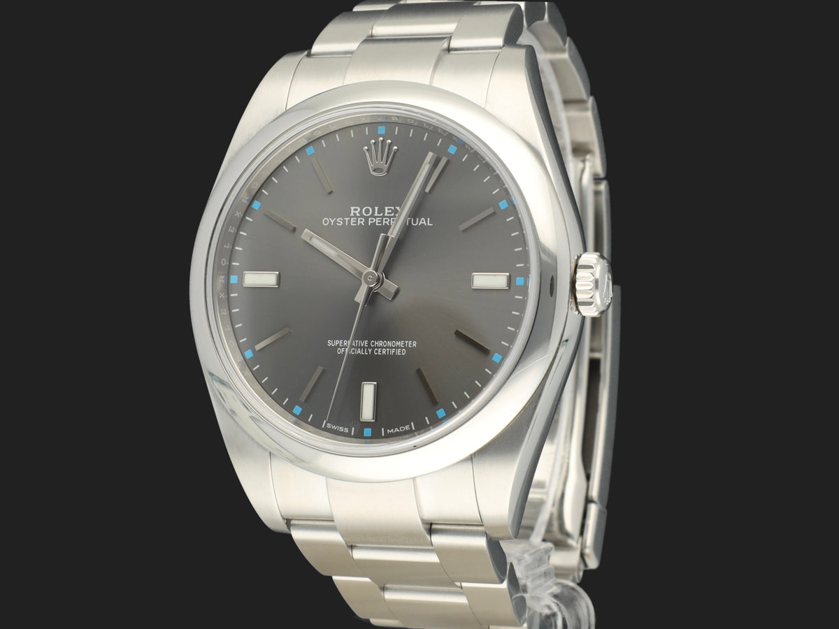 Rolex Oyster Perpetual 39 Dark Rhodium 114300 (1)