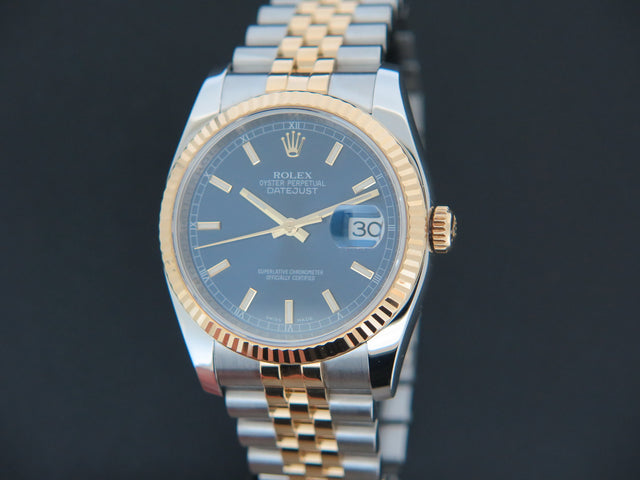Rolex Datejust Gold/Steel Blue Dial