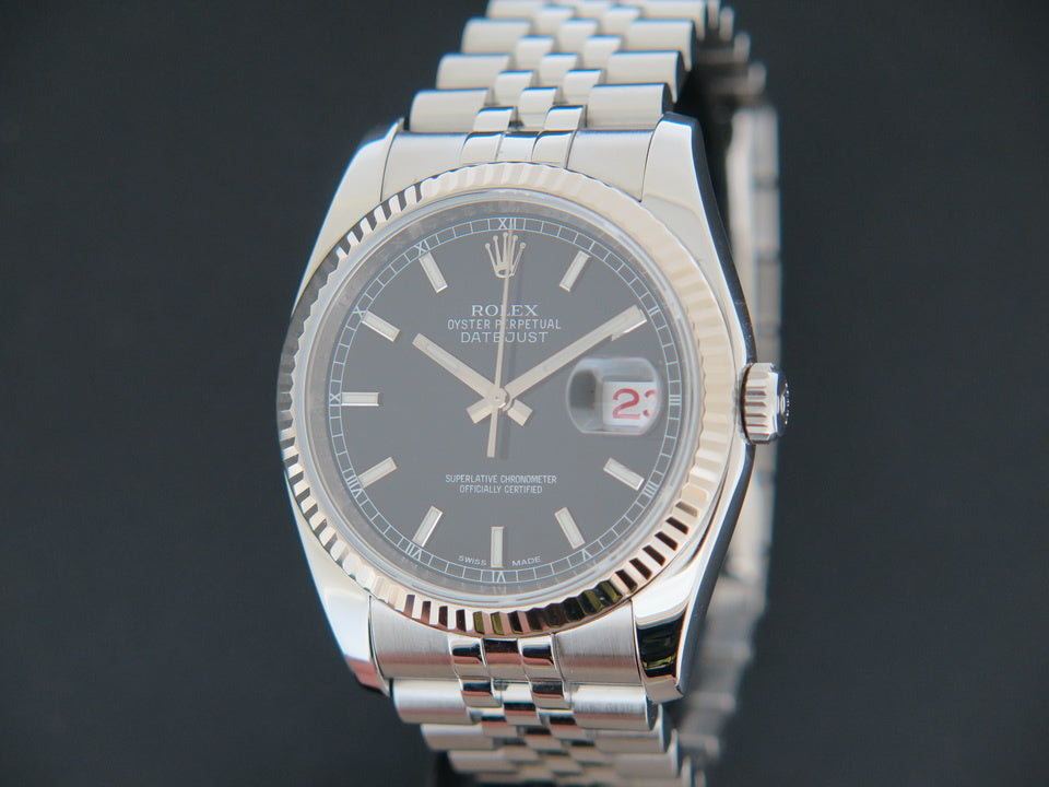 Rolex Datejust Black Dial 116234 (1)