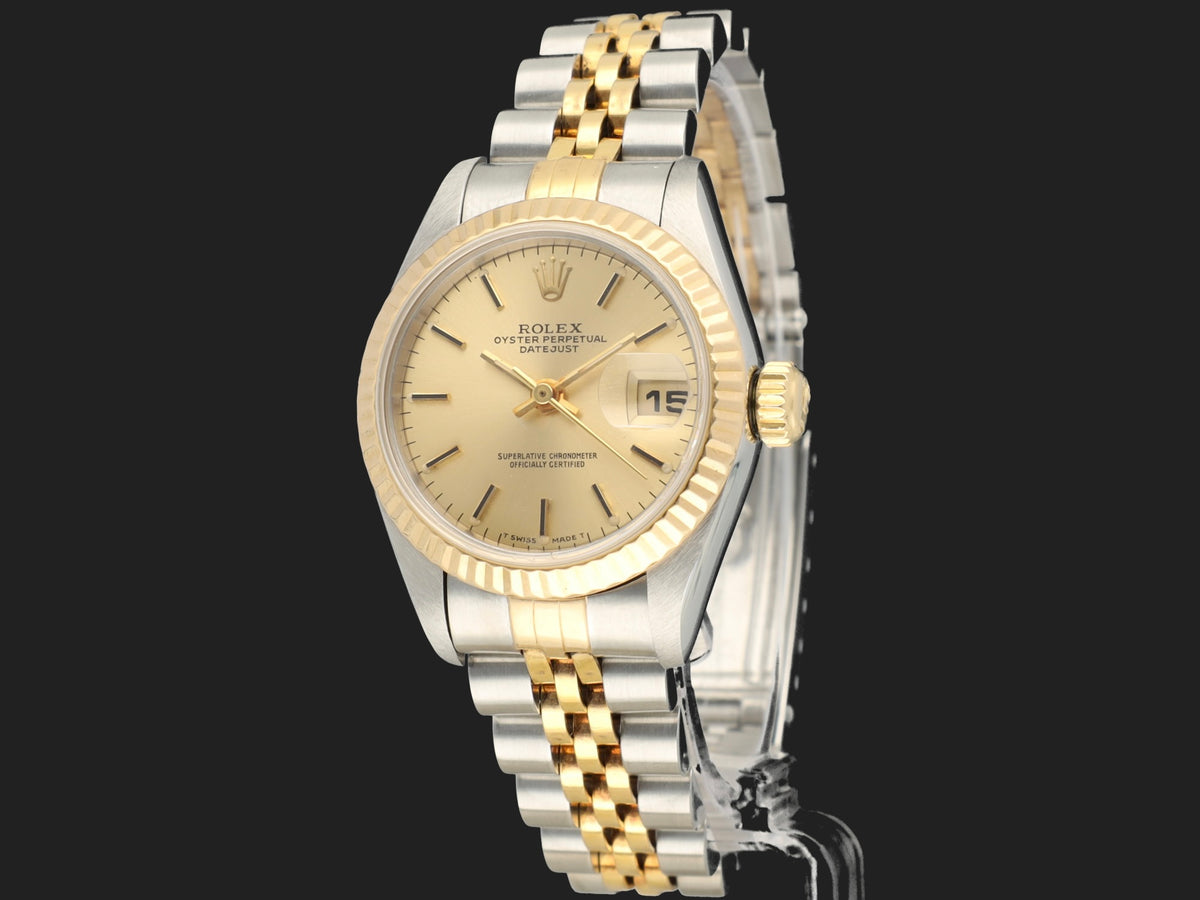 Rolex Lady-Datejust 26 Champagne Dial 69173 (1)
