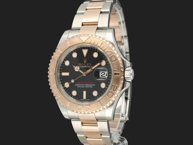 Rolex Yacht-Master Everose/Steel Black Dial