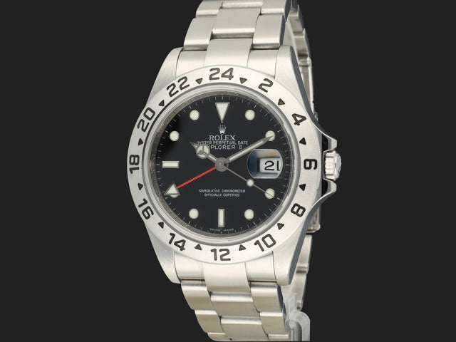 Rolex Explorer II Black Dial Rehaut Cal. 3186 16570
