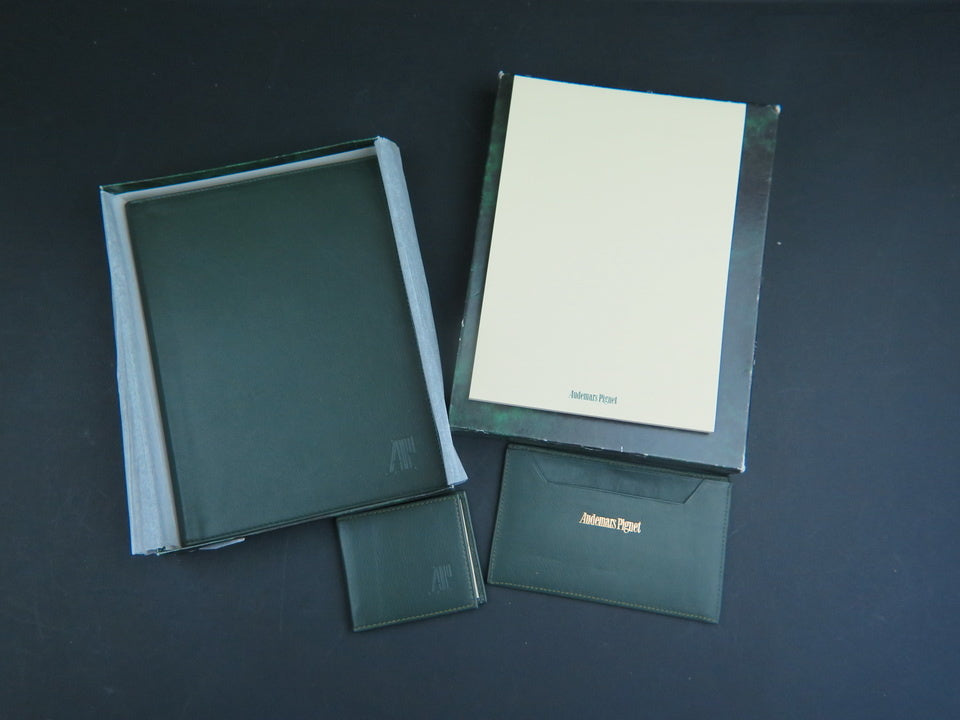 Audemars Piguet Leather Notebook, Leather address book and Leather wallet (1)