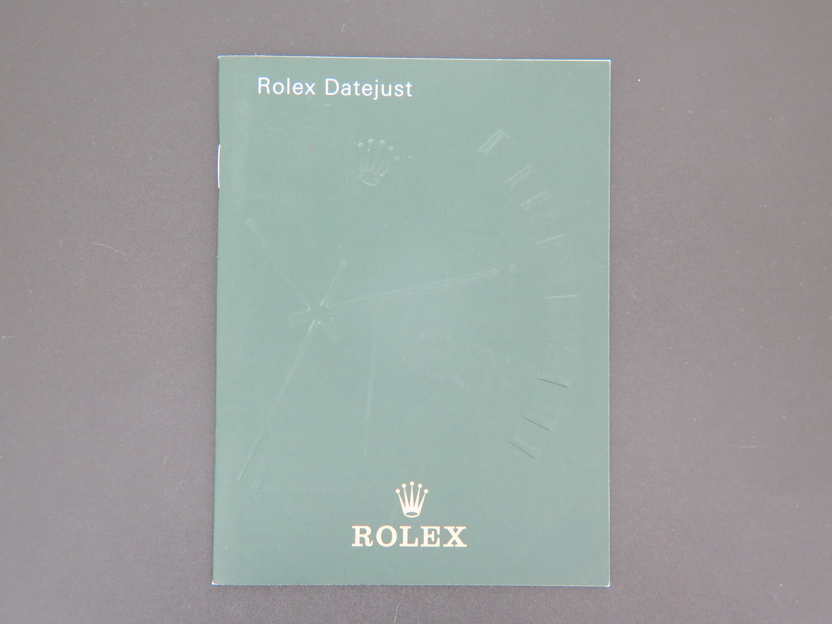 Rolex Datejust Booklet (1)