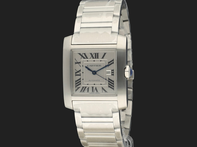 Cartier Tank Française GM Automatic Steel WSTA0067 NEW