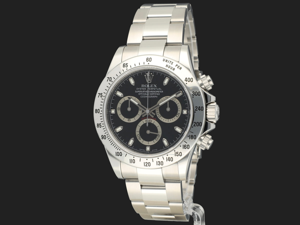 Rolex Daytona Black Dial 116520 (1)
