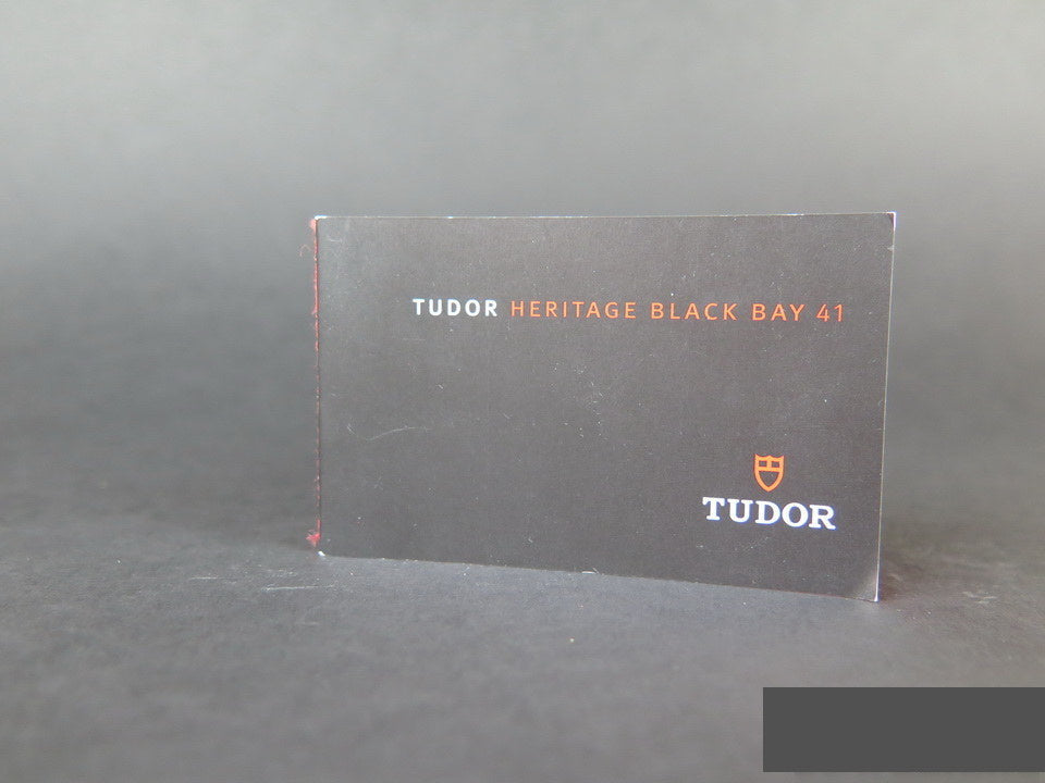 Tudor Heritage Black Bay 41 Booklet