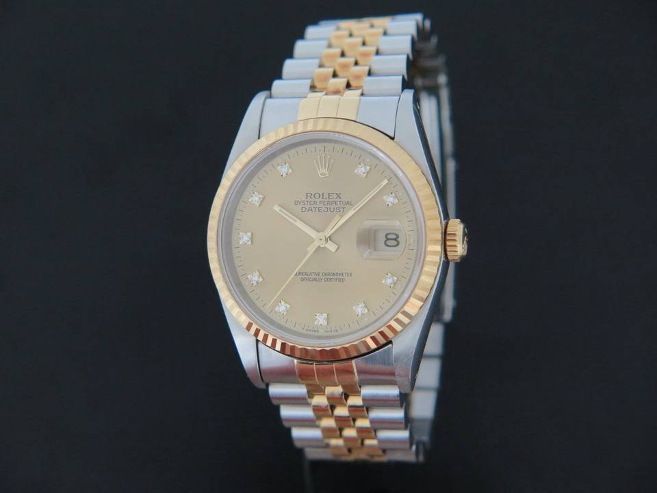Rolex Oyster Perpetual Datejust Diamond Dial (1)