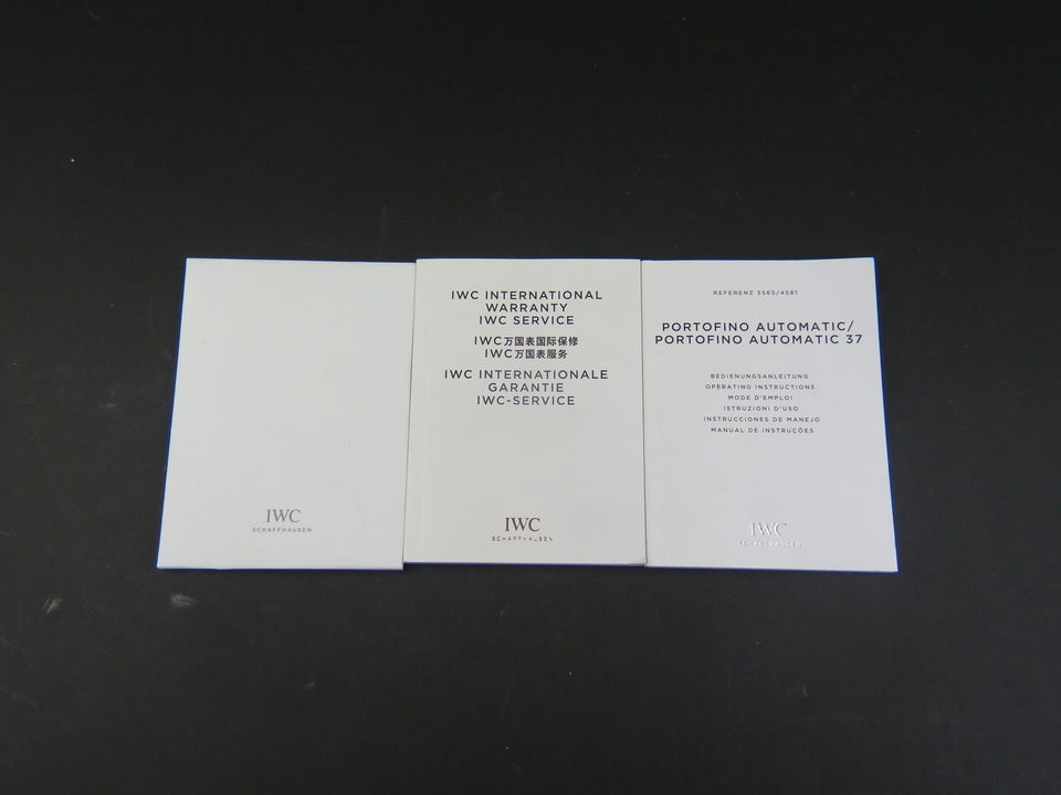 IWC Portofino Booklets
