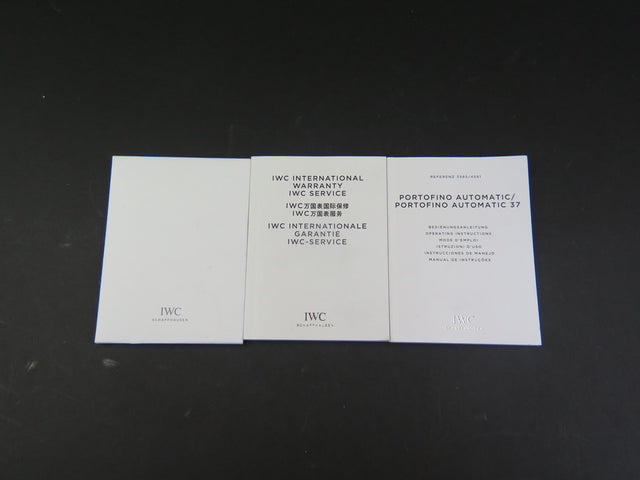IWC Portofino Booklets