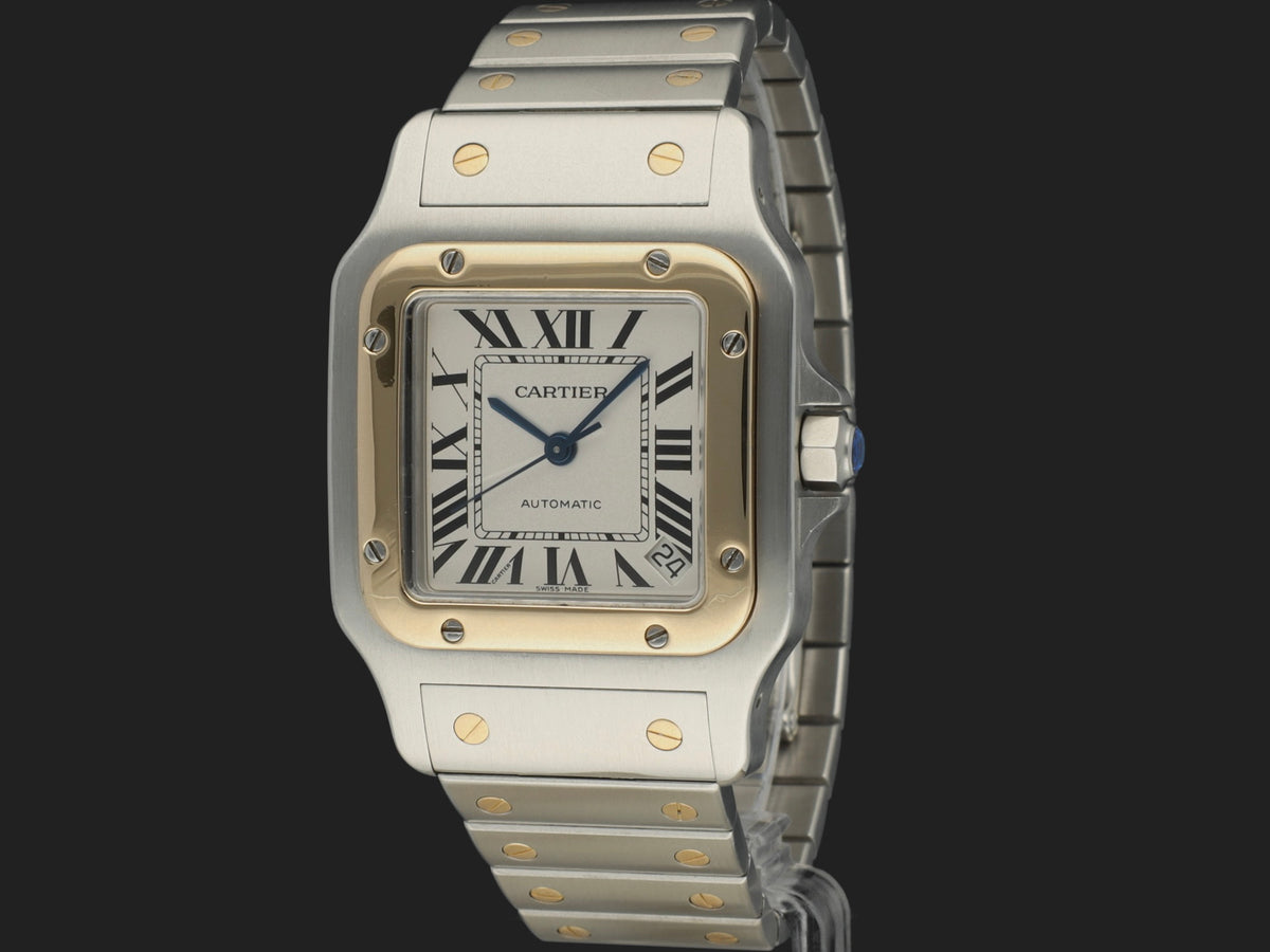 Cartier Santos Galbee XL Gold/Steel W20099C4 / 2823 (1)