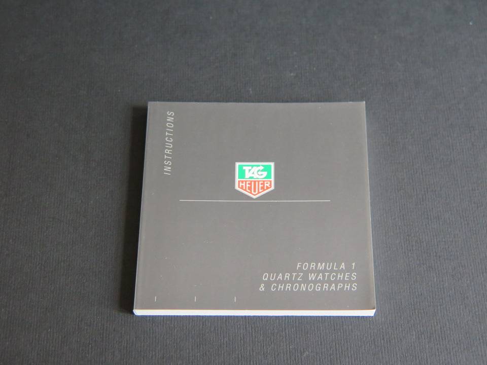 Tag Heuer Instructions Formula 1 Quartz Watches & Chronographs Booklet 