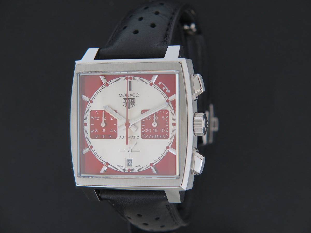 Tag Heuer Monaco Calibre 02 "GRAND PRIX HISTORIQUE" Red Dial (1)