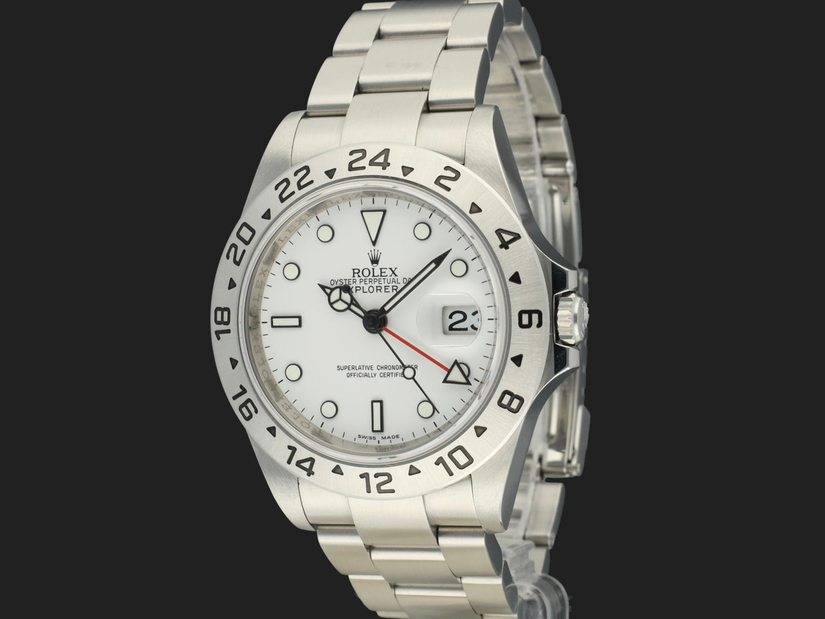 Rolex Explorer II 16570 White Dial Random Serial Cal. 3186 (1)