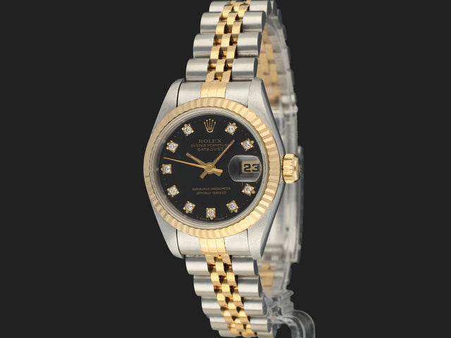 Rolex Lady-Datejust 26 Black Diamond Dial