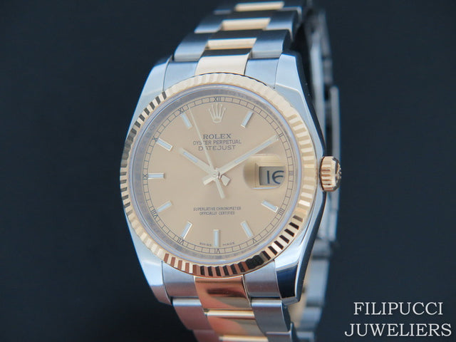 Rolex Datejust Gold/Steel Champagne Dial