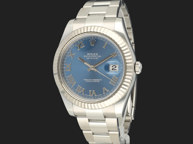 Rolex Datejust II Azzurro Dial