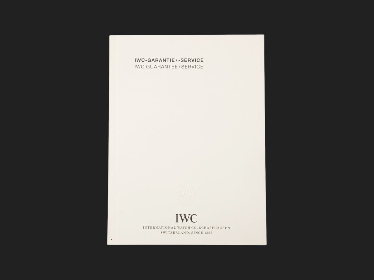 IWC Warranty Booklet  (1)