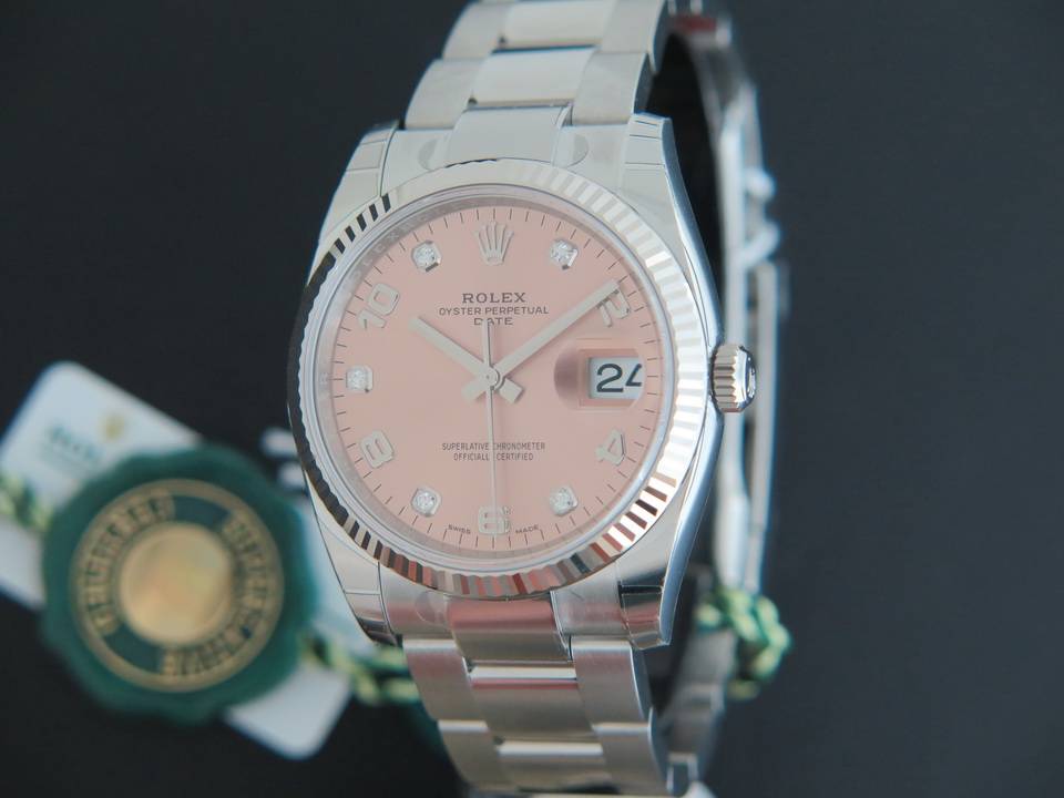 Rolex Date Diamonds NEW 115234  (1)