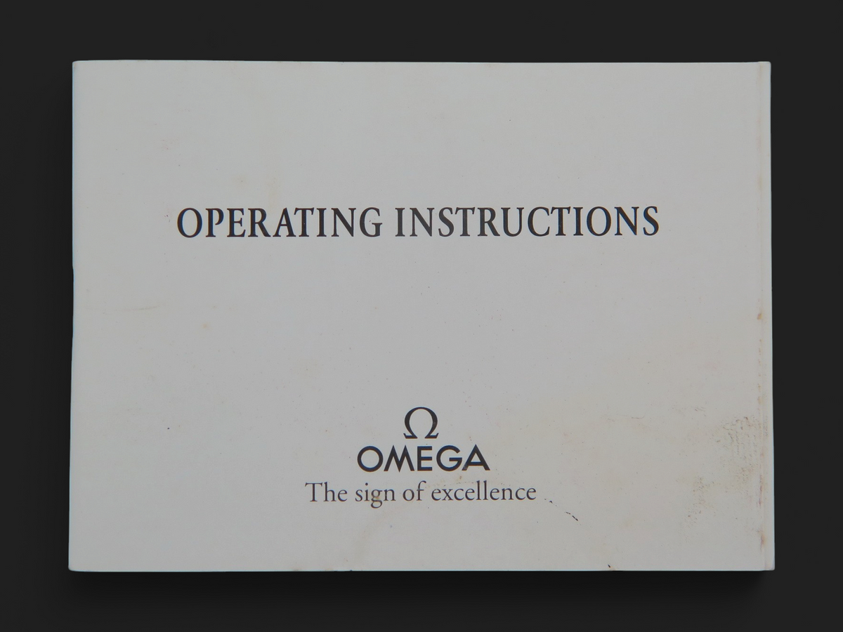 Omega Operating Instructions Booklet for cal. 1861/1863 (1)