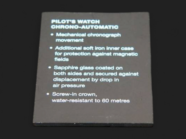 IWC Display piece Pilot's Watch Chrono Automatic