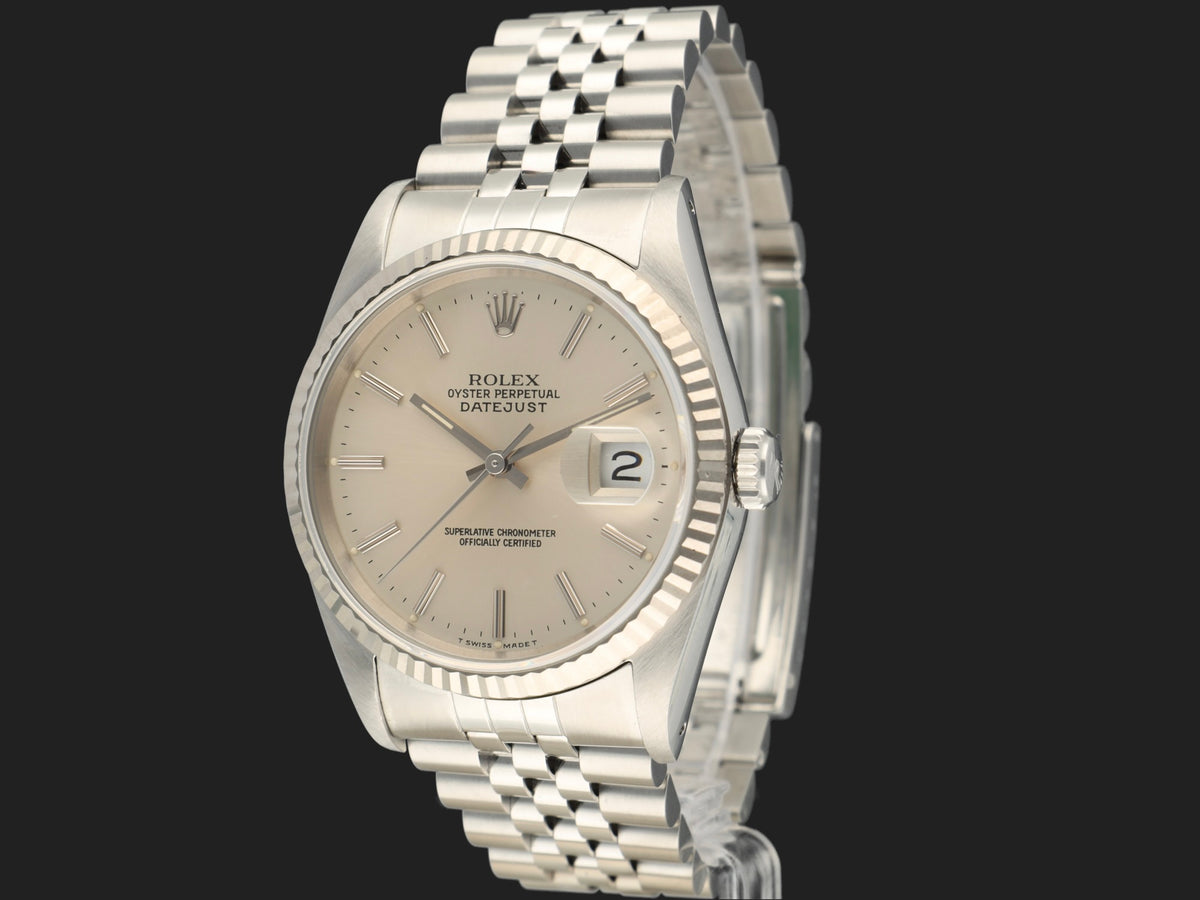 Rolex Datejust 36 Silver Dial 16234 (1)