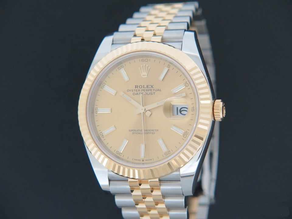 Rolex Datejust 41 Gold/Steel Champagne Dial 126333 NEW (1)