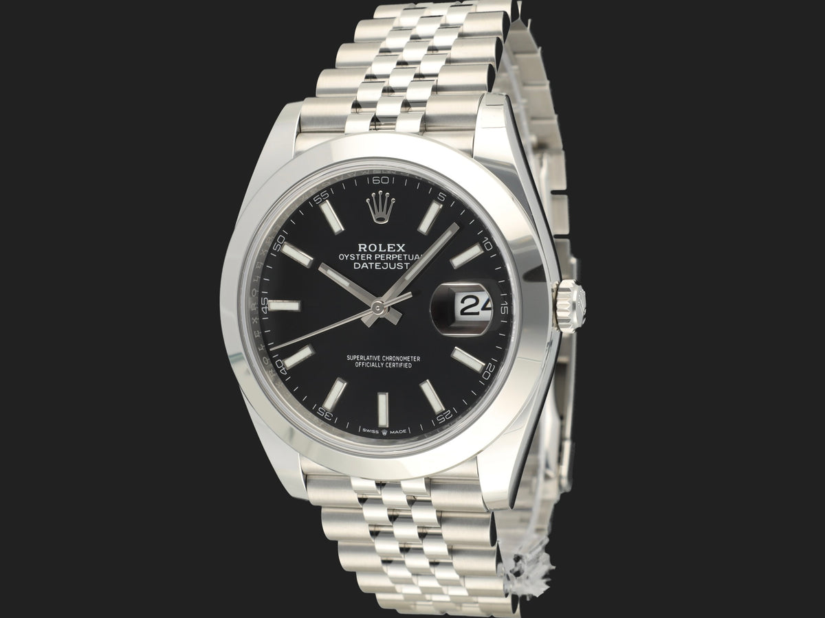 Rolex Datejust 41 Black Dial 126300 NEW (1)
