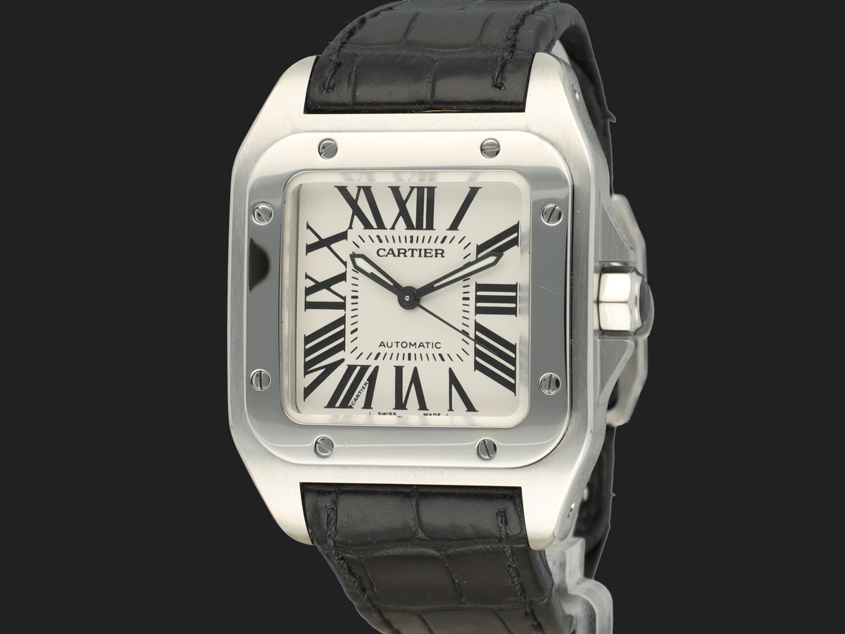 Cartier Santos 100 MM Automatic W20106X8 / 2878  (1)