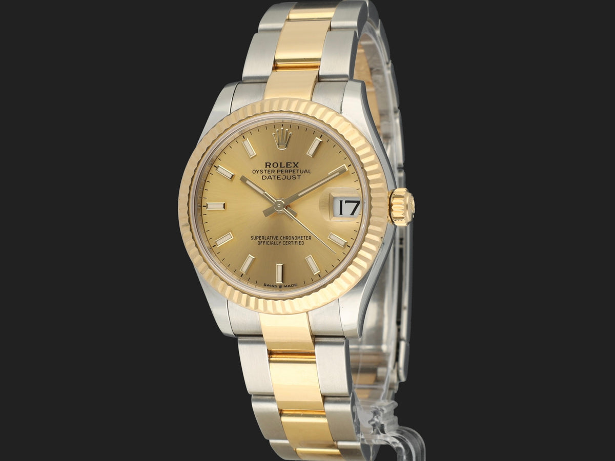Rolex Datejust 31 Gold/Steel Champagne Dial 278273 (1)