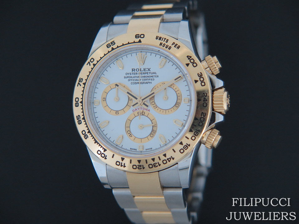 Rolex Daytona Gold/Steel 116503 White Dial (1)