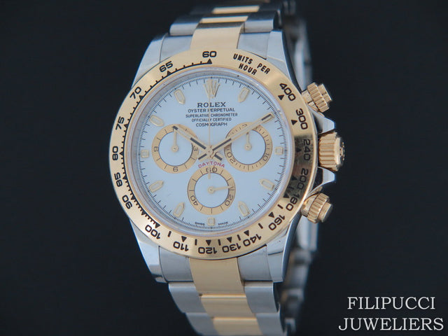 Rolex Daytona Gold/Steel White Dial