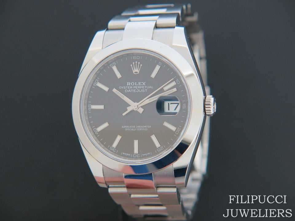 Rolex Datejust 41 Black Dial 126300  NEW (1)